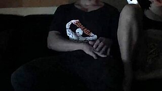 Beautiful Young Girl Sitting on Her Boyfriend's Lap