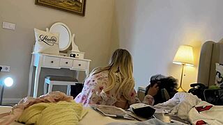 big tits beautiful raver girl surprises director with backstage interview