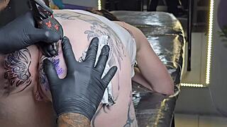 starting the day with an anal tattoo update