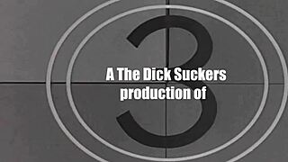 Charlie Forde squirts intensely before sucking on a massive cock.