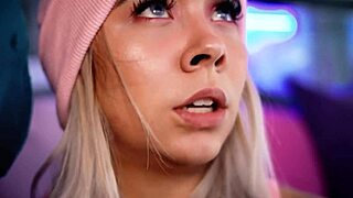 colombian blonde enjoys sucking her stepbrother's cock on webcam