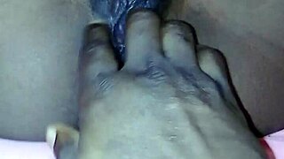 ebony masturbating