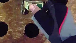 Rana's Intriguing Facial Treatment with Gloved Hands