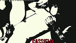 Branquinha Gets Hard Cock in Pussy and Ass from Big Black Guys