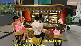 Kim's Friend Performs Lap Dance