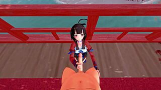 i feel intense pleasure in pov sex with mumei from kabaneri of the iron fortress