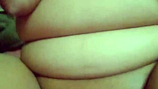 Latina pornstar shows off her natural tits while masturbating her pussy, feeling so horny and ready for cock