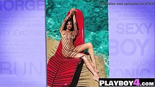 long legged asian teen bryiana noelle poses in lingerie before hot striptease 😍