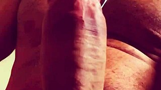 Warming up my big cock alone before girlfriend arrives from work