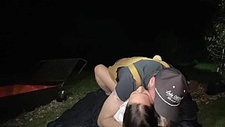 Wife Enjoys Outdoor Intimacy At Man Camp