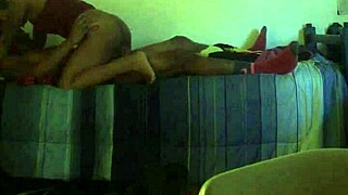 Ebony Beauty Rides Big Black Cock In Dorm Room