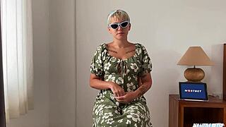 an aspiring cute actress lets the director fuck her in various positions to get the movie role, ending with a huge facial cumshot