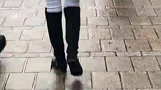 teen ass walk spy cam 1