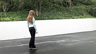 Teen Allison Lane Takes Intense Internal Cumshot After Fucking Black Dick