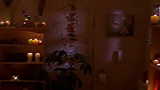 tania saulnier takes a refreshing nude shower, revealing her petite blonde figure in a cozy setting