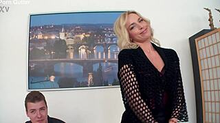 Wow! Black Cock Deep Inside Blonde Housewife Georgina Grey!