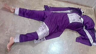 OUTDOOR FUCKING turns INDOOR with indian village girlfriend