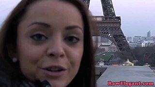 Beautiful glam babe gets POV fucked on first date!