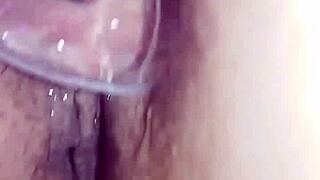 Paying tattoo artist with ass plug during session.