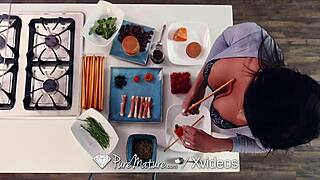 makayla cox, a big tit mature milf, lets a guy fuck her ass hard