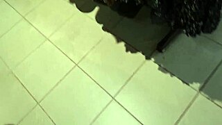 your italian stepmother shows you her ass and hairy pussy in a dressing room