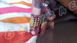 Bitches team up on bar man from club in squirting threesome