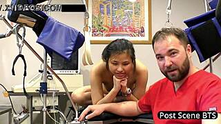 Raya Nguyen Masturbates Without Daddy's Permission Backstage, Moaning in Humiliation with Vibrator and Toys