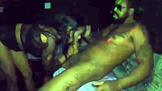 india juju feels intense pleasure during anal sex in swing club