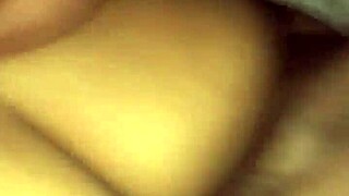 redbone with creamy pussy gets backshots