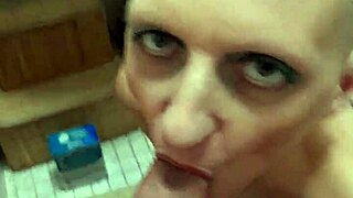 German Milf Sandra Performs Intense Blowjob