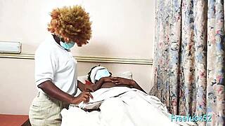 Patient Seduced by Female Doctor with Deepthroat and Doggystyle Fucking