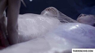 Teen engages in hardcore group sex in cave with strangers