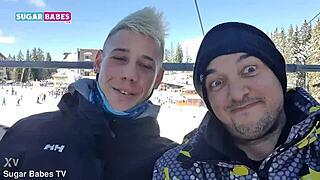 sugarbabestv my first midget blowjob on ski vacation