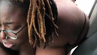 Hubby watches BBC bust on wife's ass in broad daylight