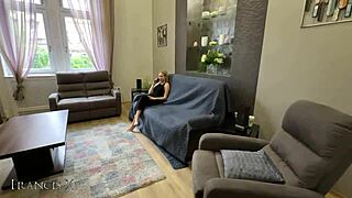 Blonde Slut Gets Fucked Hard While Talking To Her Husband On The Phone