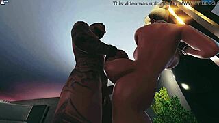 Couple engages in hardcore virtual fucking with intense actions