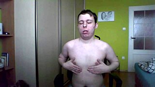 Horny pornstar fingers pussy in lingerie leading to squirting orgasm