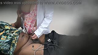 lady doctor seduces patient with big tits and ass