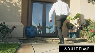 Big titty lexi luna gets her feet worshiped and fucked raw by nathan bronson's big dick