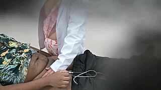 lady doctor seduces patient with big tits and ass