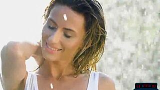 russian milf cara mell shows her natural beauty outdoors