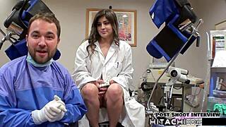 Become Doctor-Tampa To Give Human Guinea Pig Mandatory Hitachi Orgasms - Sophia Valentina