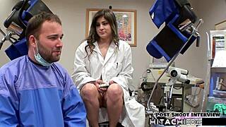 Become Doctor-Tampa To Give Human Guinea Pig Mandatory Hitachi Orgasms - Sophia Valentina