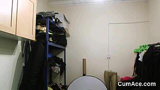 nasty centerfold gets a huge jizz load on her face and gulps down all the sperm, oh man