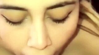 Latina neighbor's pierced pussy gets homemade blowjob and swallows hot cum