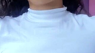 Brazilian Brunette Espuletinha Asks You to Cum on Her Natural Breasts