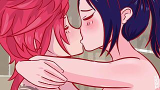 Vi Indulges In Caitlyn's Cupcake From Arcane Hentai