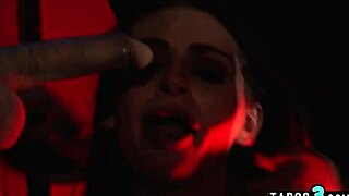 Milf Forces Shy Teen Into Public Strapon Double Penetration