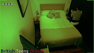 Voyeur couple fucking in airbnb apartment.