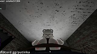 Oh wow, BBC fucking this snowbunny in Roblox condo, she didn't expect that! 😲